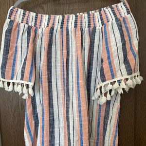 Cato Off Shoulder Summer Cotton Top 18W